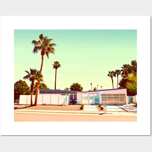 Palm Springs Architecture Wall Art by Spindriftdesigns